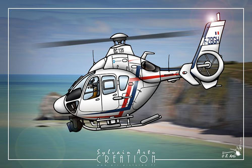 Hélicoptère EC135 Douanes