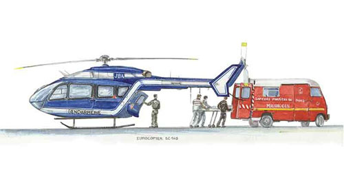 Hélicoptère EC145 