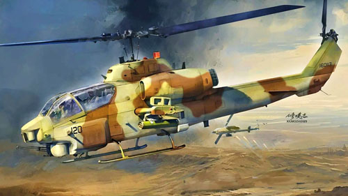 Hélicoptère AH1W SuperCobra, USMC, Guerre du Golfe