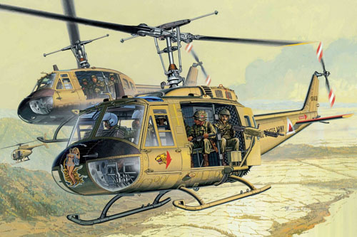 Hélicoptère OH6 Cayuse, US Army, Vietnam