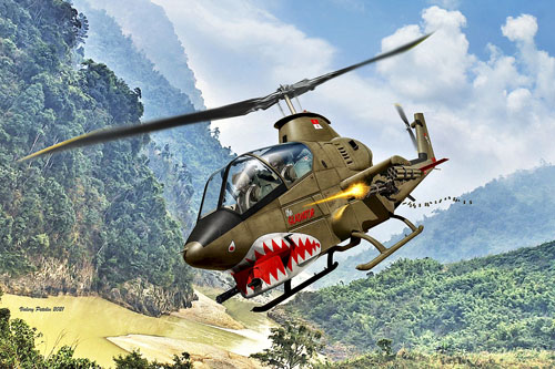 Hélicoptère AH1G Cobra, US Army, Guerre du Vietnam