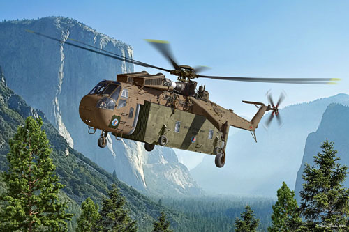 Hélicoptère CH54A Tarhe, US Army, Vietnam