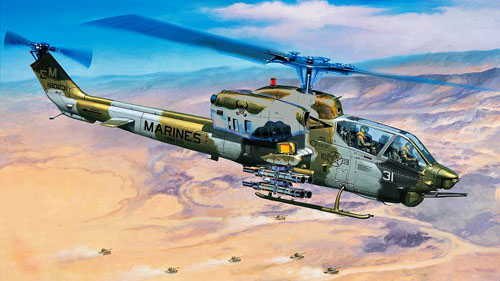 Hélicoptère AH1T SeaCobra, US Marines