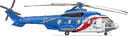 Hélicoptère EC225 de BRISTOW