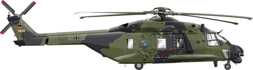 Hélicoptère NH90 de l'armée allemande