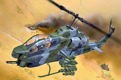 Hélicoptère AH1W SuperCobra des US Marines, Guerre du Golfe