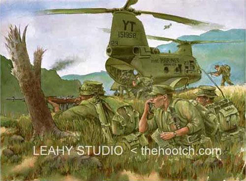 CH46 Seaknight, Vietnam