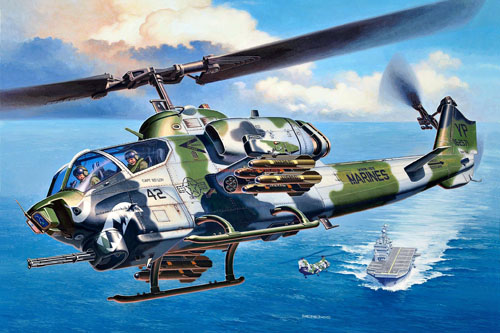 Hélicoptère d'attaque AH1W SuperCobra de l'USMC