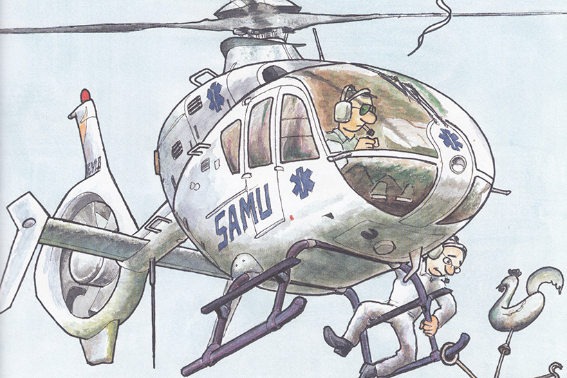 Hélicoptère EC135 SAMU