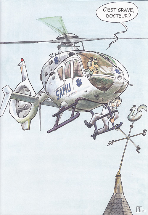 Hélicoptère EC135 SAMU