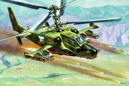 Hélicoptère KA50 Hokum de l'armée russe