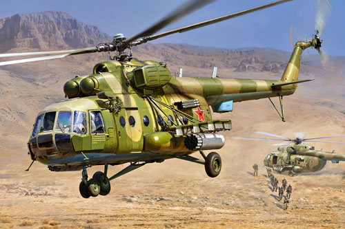 Hélicoptère MI8 Halo de l'armée russe