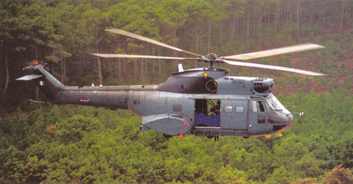 Hélicoptère SA330 Puma de l'Armée de l'Air