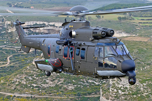 Hélicoptère H225M de l'armée de Singapour