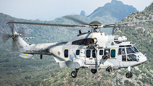 Hélicoptère H225M de l'armée thaïlandaise