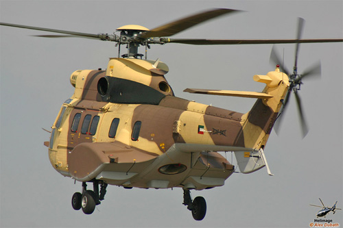 Hélicoptère AS532 Cougar de l'Armée du Koweït