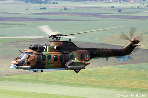 Hélicoptère AS532 Cougar Bulgarie