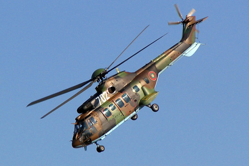 Hélicoptère AS532 Cougar Bulgarie