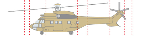 AS532 Cougar MK1 version courte