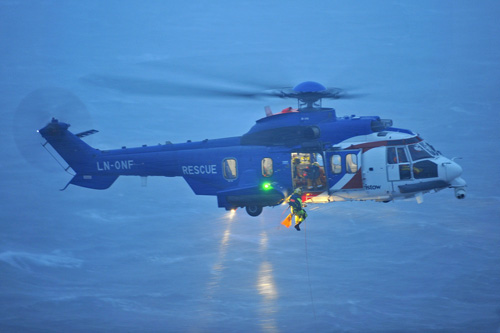 Hélicoptère EC225 LN-ONF opéré par BRISTOW