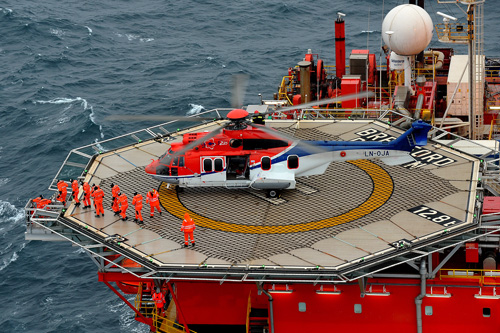 Hélicoptère EC225 LP VN-8619, opéré par CHC