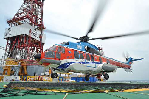 Hélicoptère EC225 LP VN-8619, opéré par Southern SFC