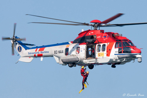 Hélicoptère EC225 EC-NAA du Salvamento Maritimo