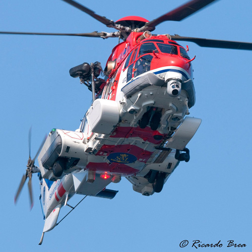 Hélicoptère EC225 EC-NAA du Salvamento Maritimo