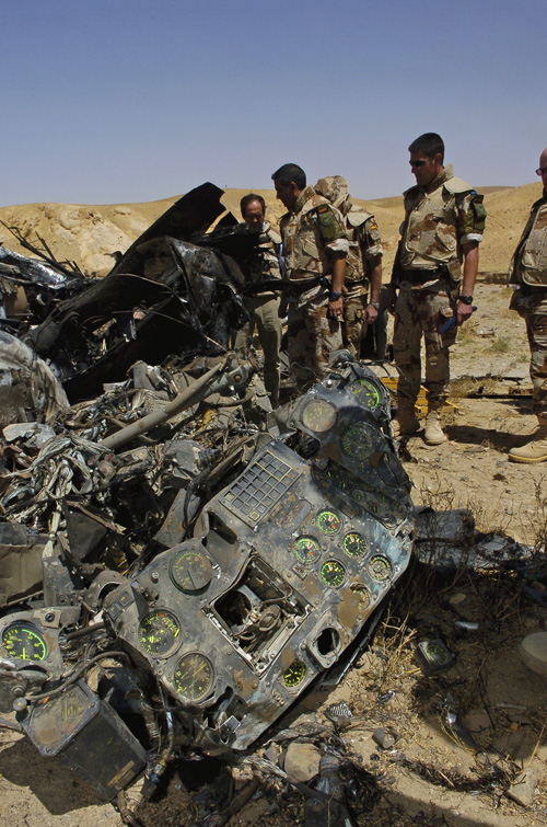 Crash Cougar en Afghanistan