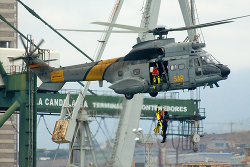 Hélicoptère AS532 Cougar SAR Espagne