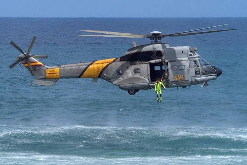 Hélicoptère AS532 Cougar SAR Espagne