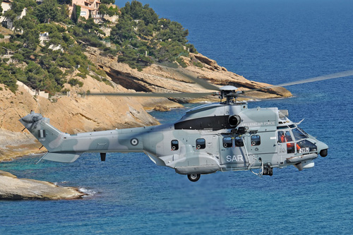 Hélicoptère Cougar Grèce