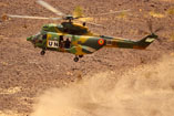 Hélicoptère IAR330L Puma Roumanie au Mali