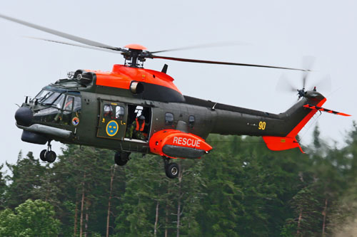 Hélicoptère HKP10 AS332 SuperPuma Suède