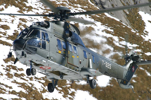 Hélicoptère AS332 SuperPuma Suisse