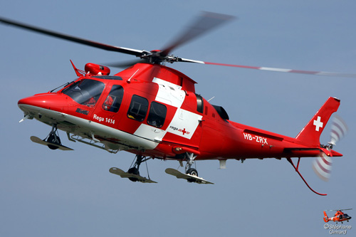 Hélicoptère AW109 REGA