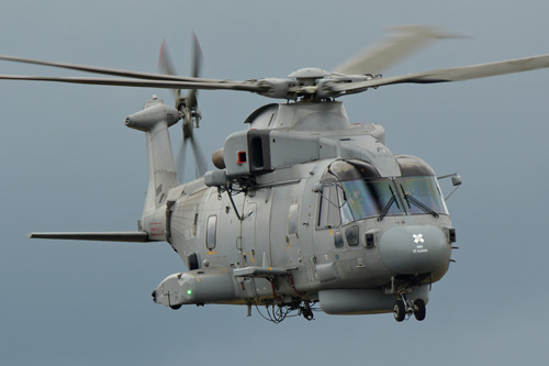 Hélicoptère AW101 Merlin de la Marine anglaise