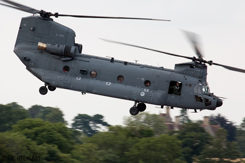 Hélicoptère CH47F Chinook de l'armée de l'Air néerlandaise