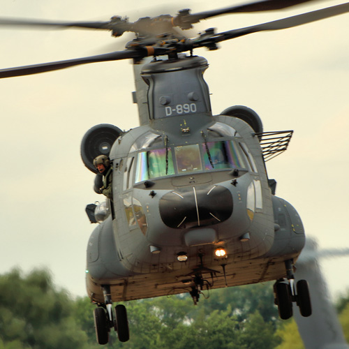 Hélicoptère CH47F Chinook de l'armée de l'Air néerlandaise