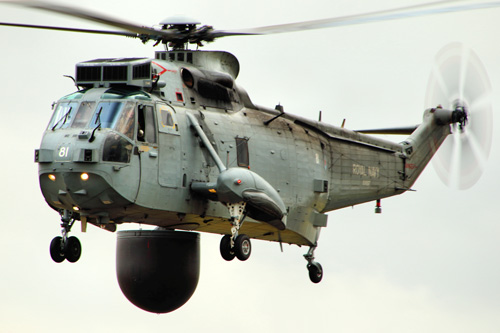 Hélicoptère Seaking de la Royal Navy anglaise