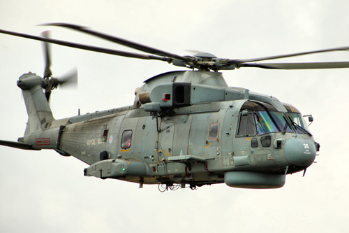 Hélicoptère AW101 Merlin de la Marine anglaise