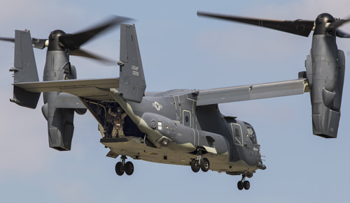 Hélicoptère convertible CV22 Osprey USAF