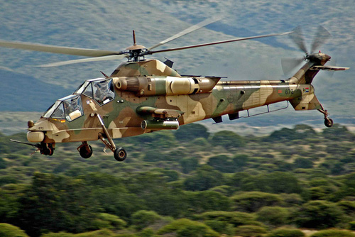 Hélicoptère d'attaque DENEL CSH2 Rooivalk sud-africain