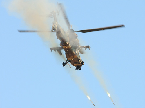 Hélicoptère d'attaque DENEL CSH2 Rooivalk sud-africain