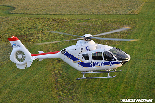 Hélicoptère EC135 F-HLCE du SAMU 12