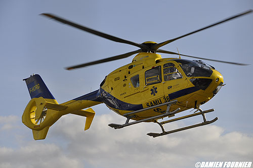 Hélicoptère EC135 F-HORG du SAMU 36