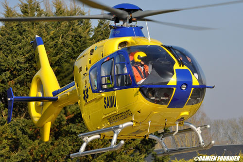 Hélicoptère EC135 F-HNCE du SAMU 06