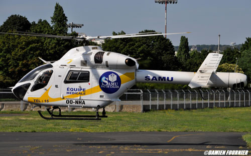 Hélicoptère MD902 Explorer OO-NHA du SAMU 62