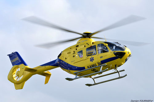 Hélicoptère EC135 F-HORG du SAMU 36