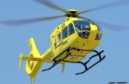 Hélicoptère EC135 F-HGOA du SAMU 83